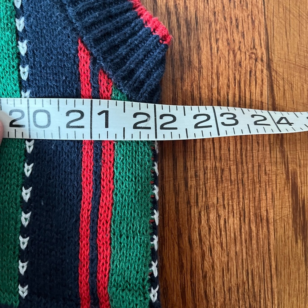 Vintage 90s Y2K Sweater Loft Bears Family Vest Ralph Lauren Inspired Holiday - Picture 9 of 9